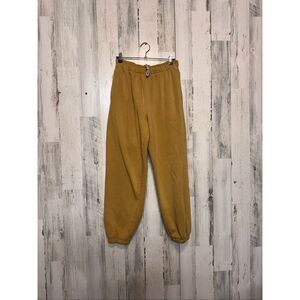 DSG Mustard Yellow Joggers Men’s Medium Drawstring Sweatpants Casual Lounge Pant